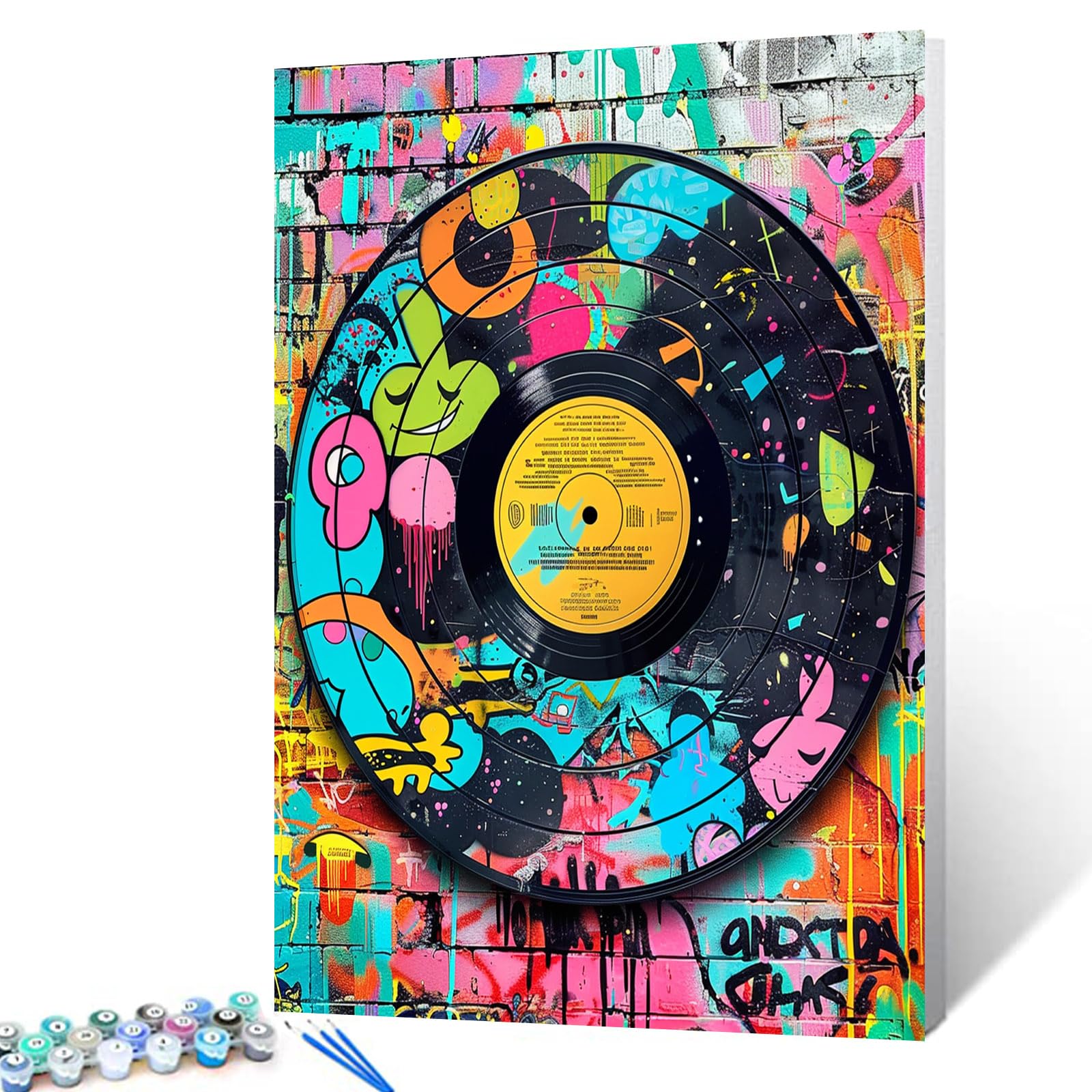 アート・デザイン・音楽 Vinyl Records and Covers by Artists Amazon.com: Tucocoo Street Graffiti Vinyl Record Paint by